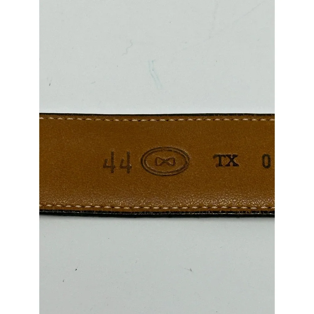 Men's Trafalgar Belt Sz 44 Genuine American Alligator Handcrafted Black V5